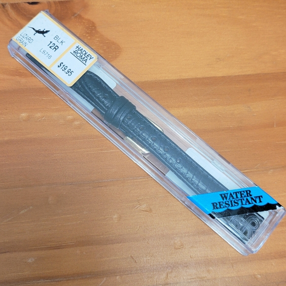 Hadley Roma Accessories - Hadley Roma Black Leather Watch Replacement Band